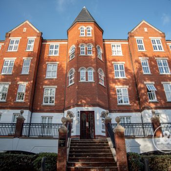 Exterior view of Bradfield House showcasing the front facade and landscaping