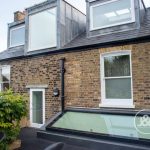 Exterior windows on Highgate house