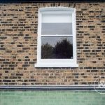 Exterior windows – white, stylish windows