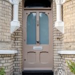 Beige exterior door – Highgate entrance