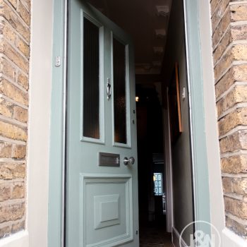 Open entrance of Homerton, East London property