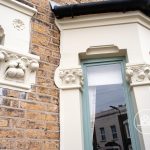 Fine, close detail of Homerton property
