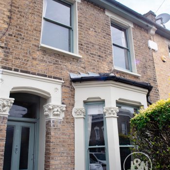 Modern exterior design on home in East London