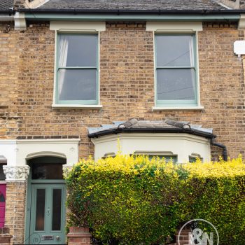Exterior door and entrance of Homerton, East London