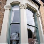 Tall, modern windows. Property in East London