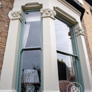 Tall, modern windows. Property in East London