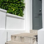 Exterior paintwork on Islington house entrance